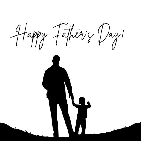 father's day black and white clip art